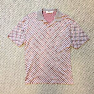 Balenciaga Paris Patterned Polo Shirt 3/Medium